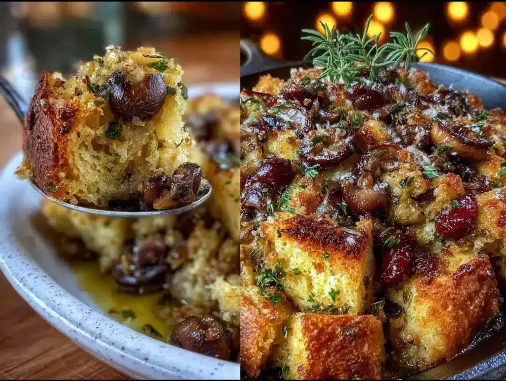 savory mushroom and thyme stuffing - featured image