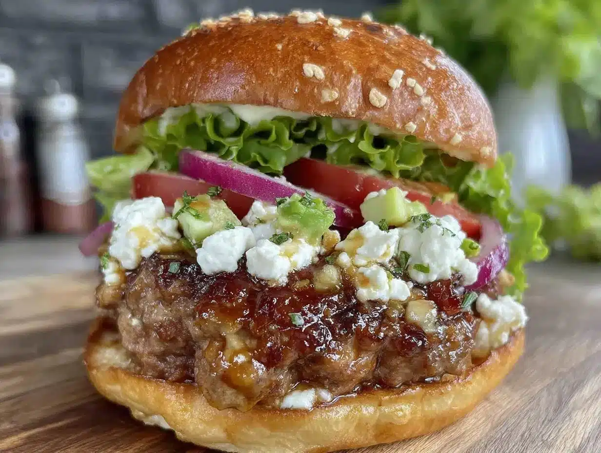 spring lamb burger preparation steps