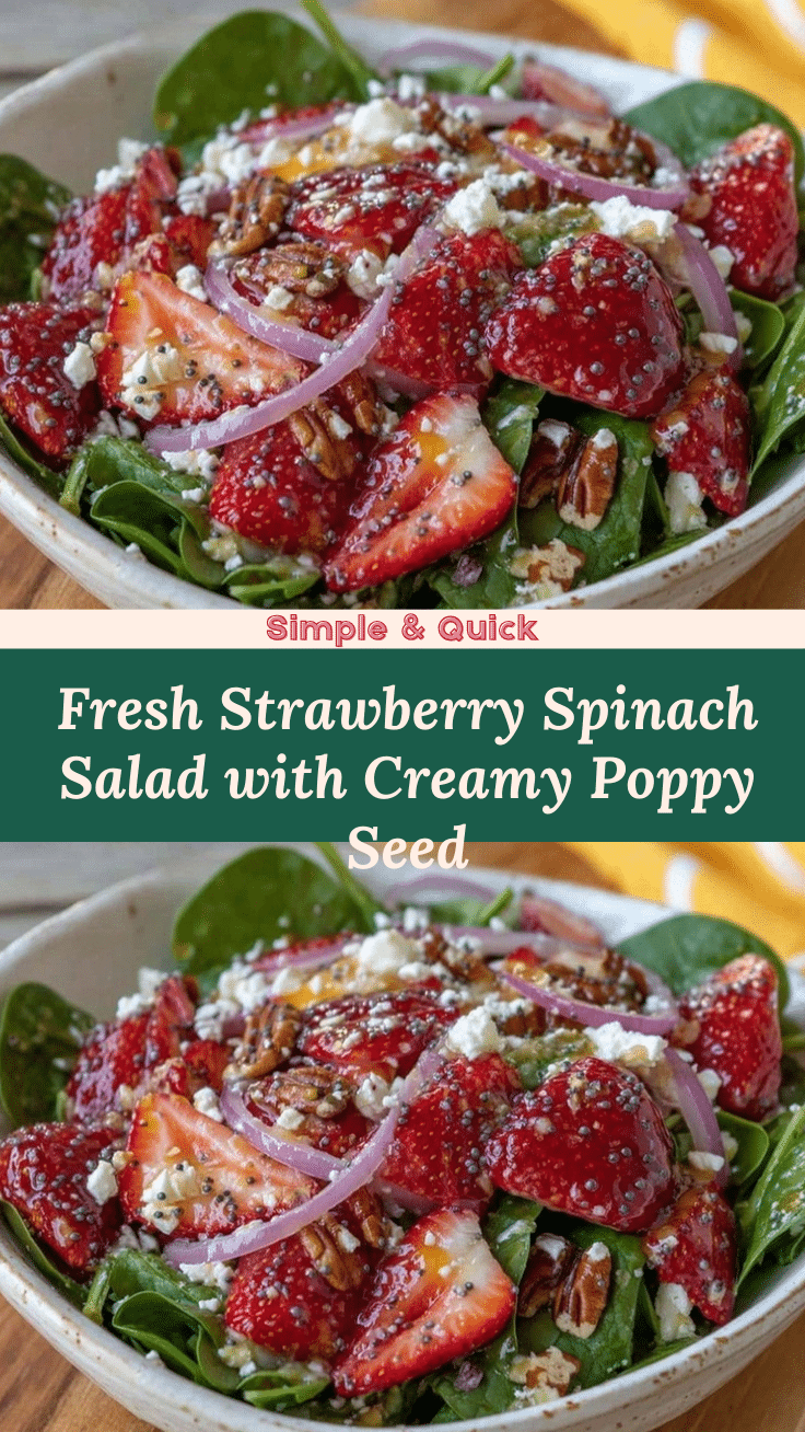 strawberry spinach salad recipe