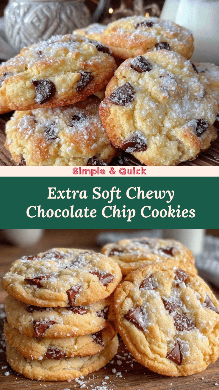 tender extra soft chocolate chip cookies recipe