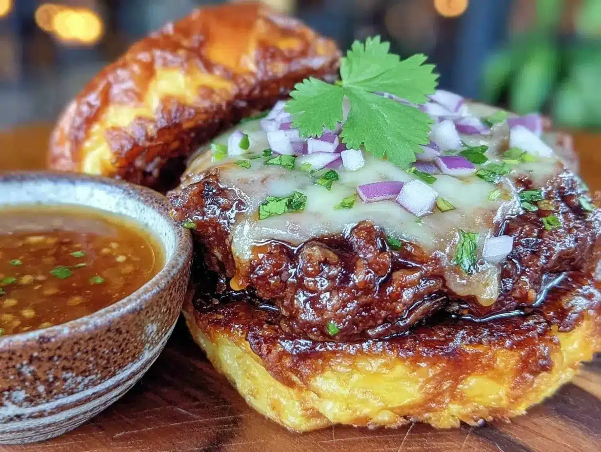 birria-style smash burger preparation steps