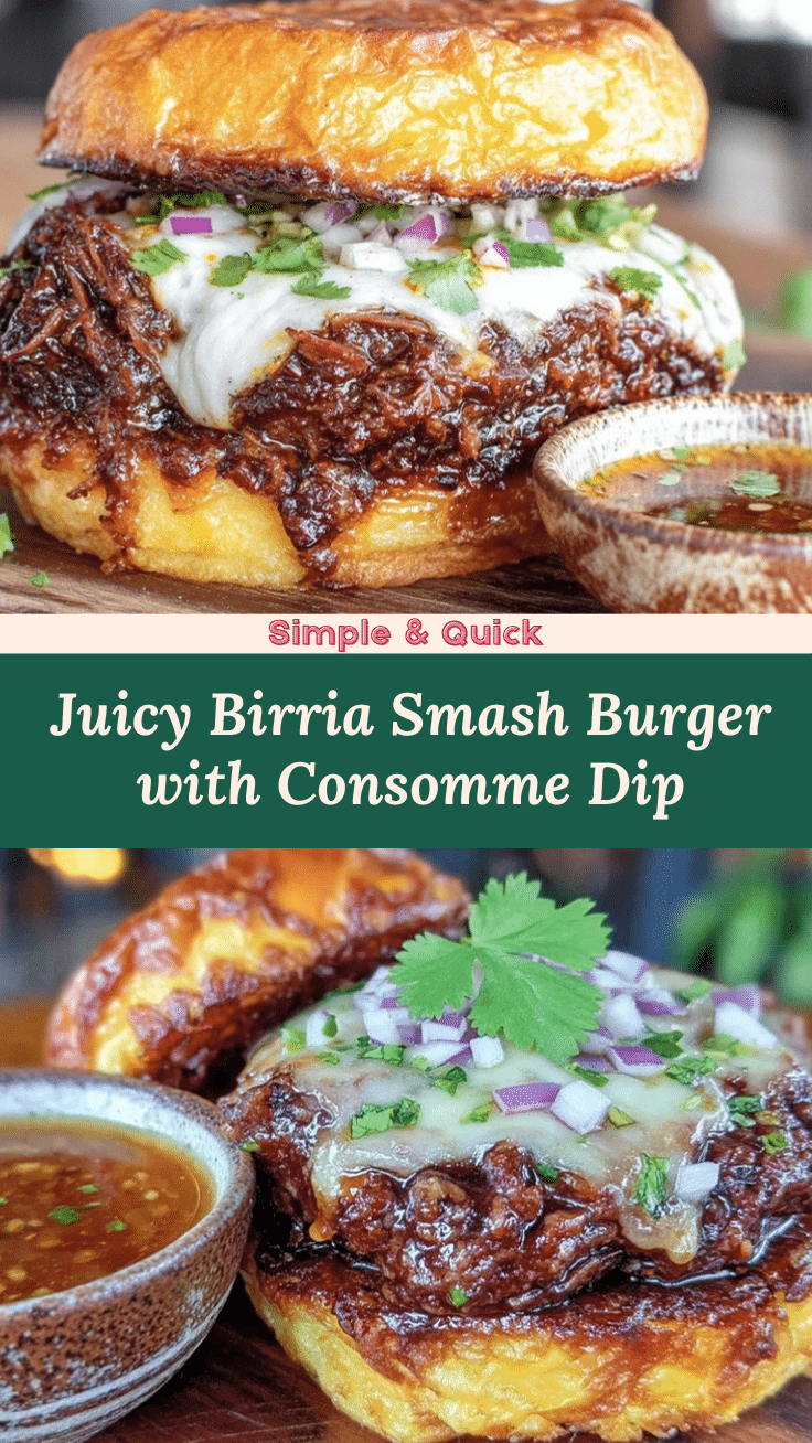 birria-style smash burger recipe