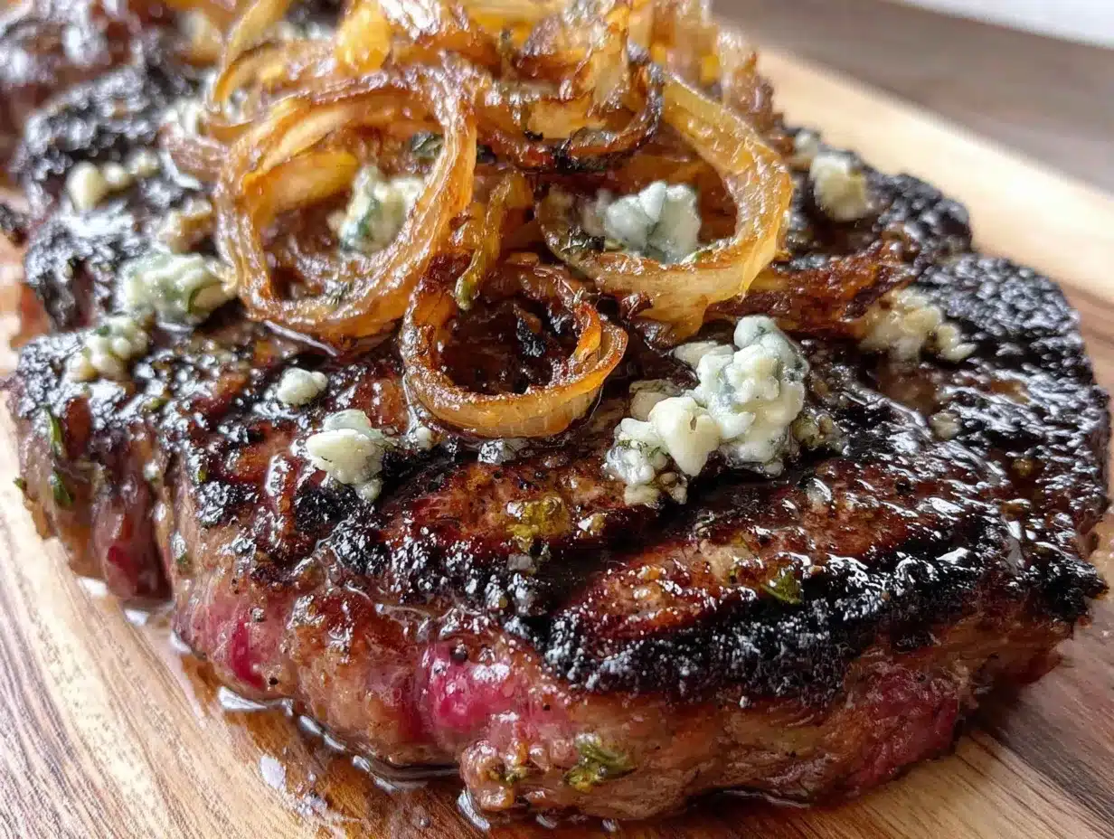 cast iron seared cowboy steak preparation steps