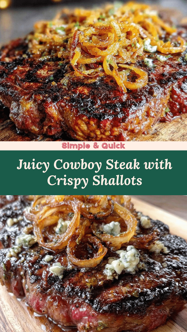 cast iron seared cowboy steak recipe