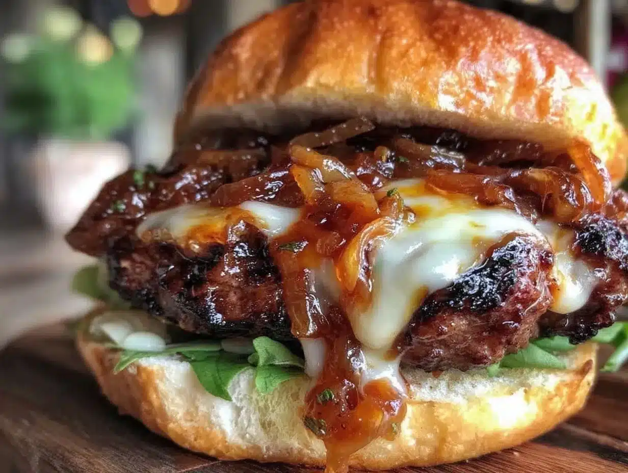 charcoal grilled burger preparation steps