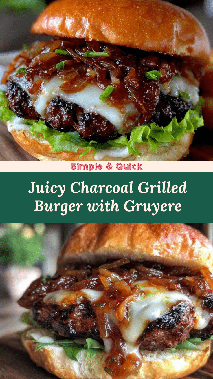 charcoal grilled burger recipe
