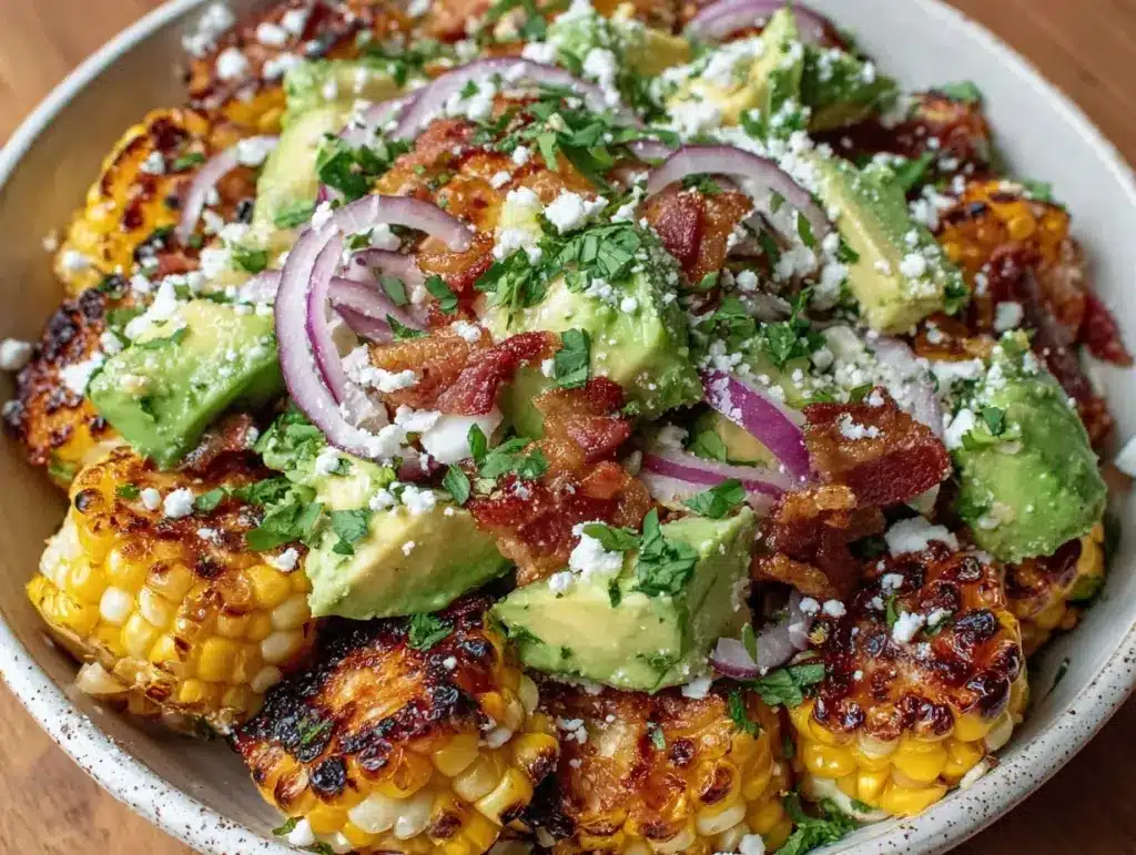 charred corn salad - featured image