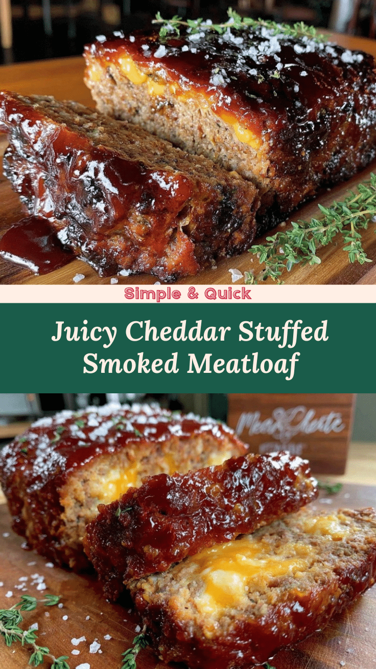 cheddar stuffed smoked meatloaf recipe