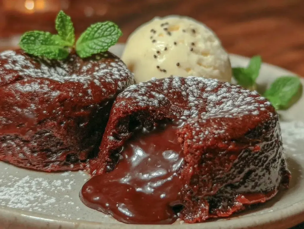 chocolate lava cake for two - featured image