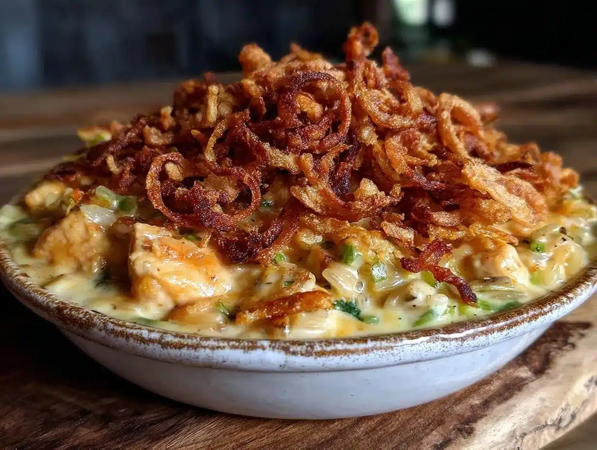 creamy chicken and wild rice casserole preparation steps