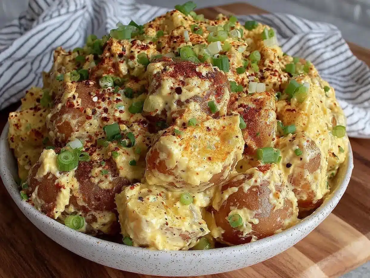 creamy Southern potato salad preparation steps
