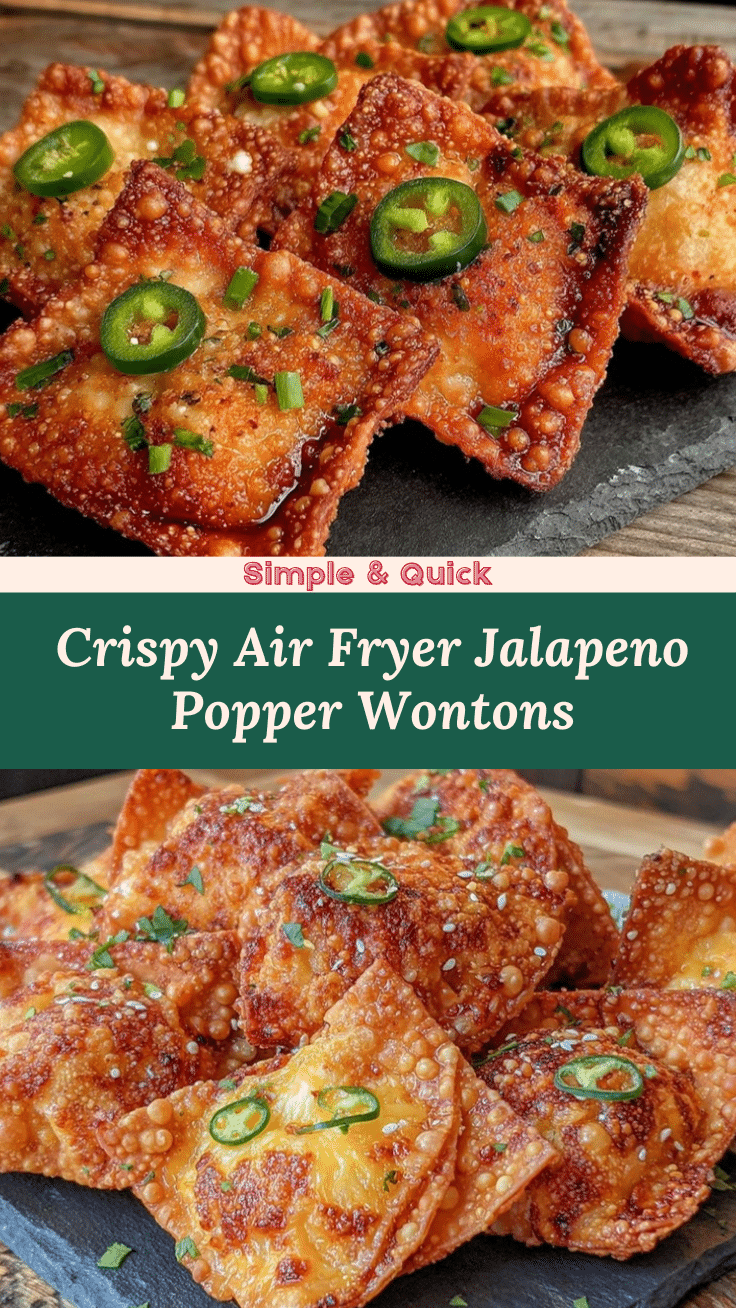 crispy air fryer jalapeno popper wontons recipe