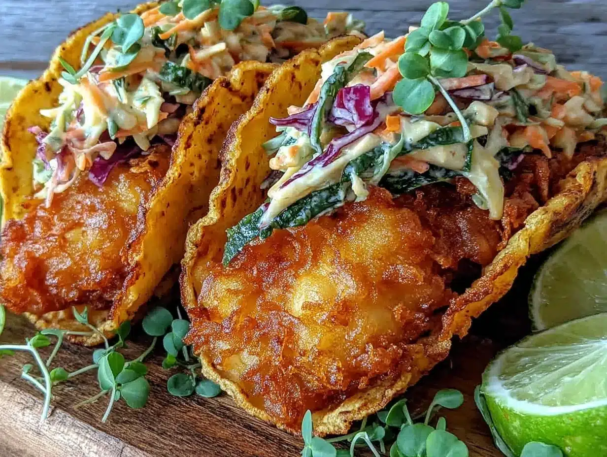 crispy beer battered fish tacos preparation steps