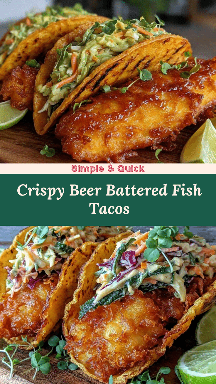 crispy beer battered fish tacos recipe