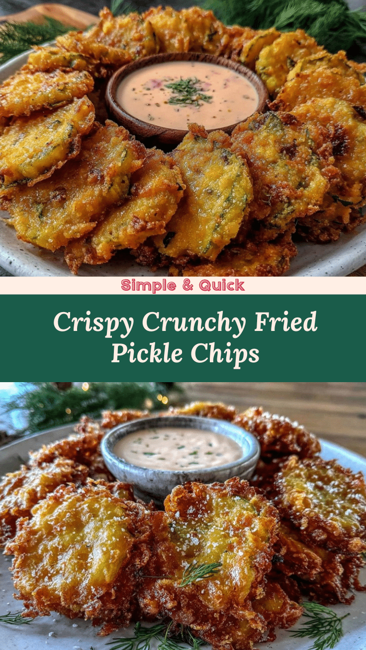 crispy fried pickle chips recipe