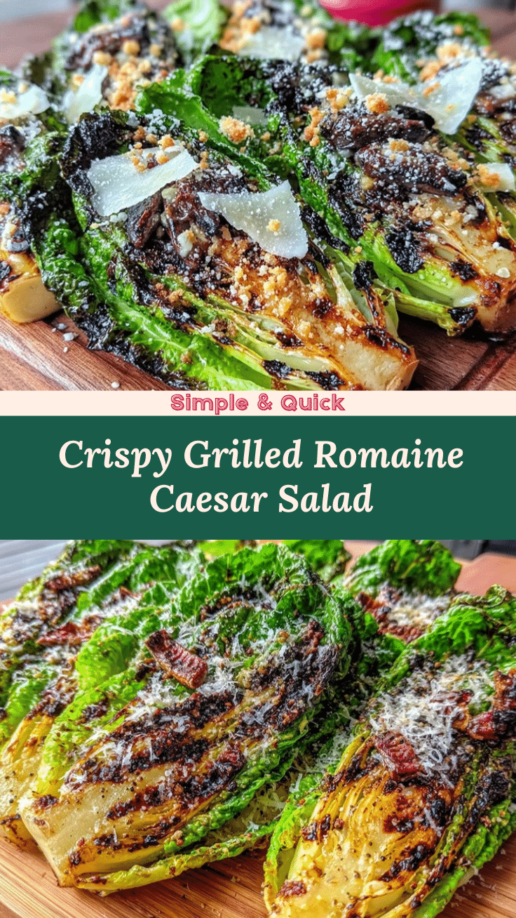 crispy grilled romaine caesar salad recipe