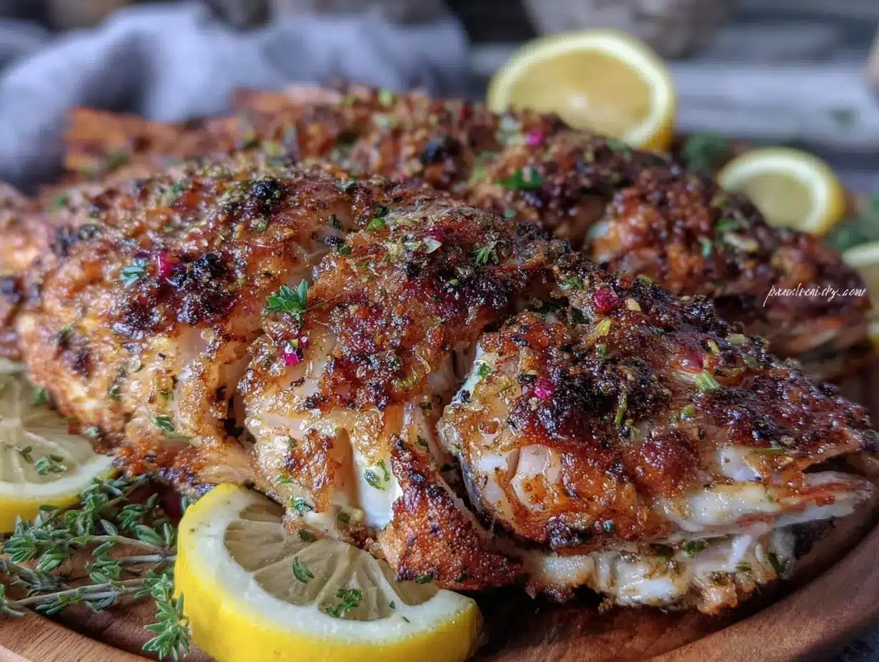 crispy grilled whole fish preparation steps