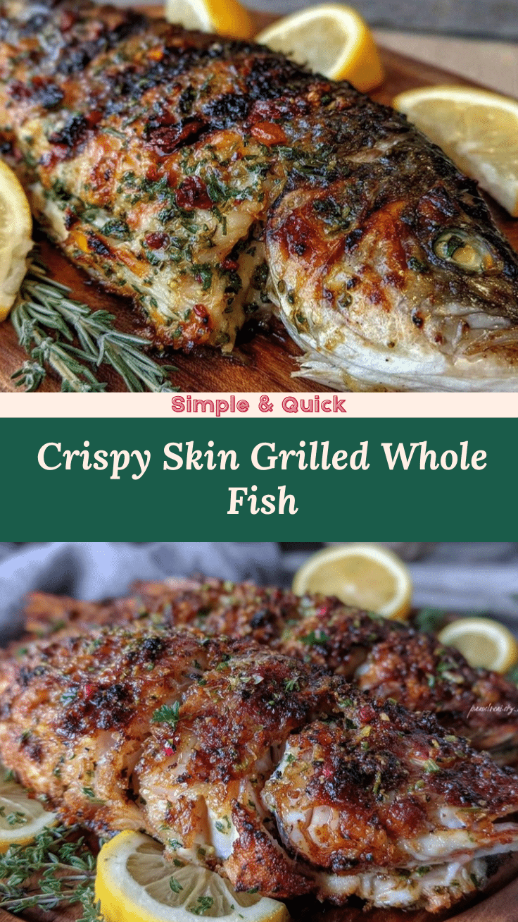 crispy grilled whole fish recipe