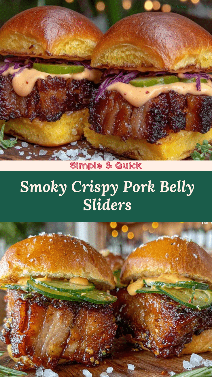 crispy smoked pork belly sliders recipe