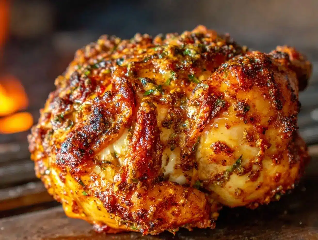 crispy spicy beer can chicken preparation steps