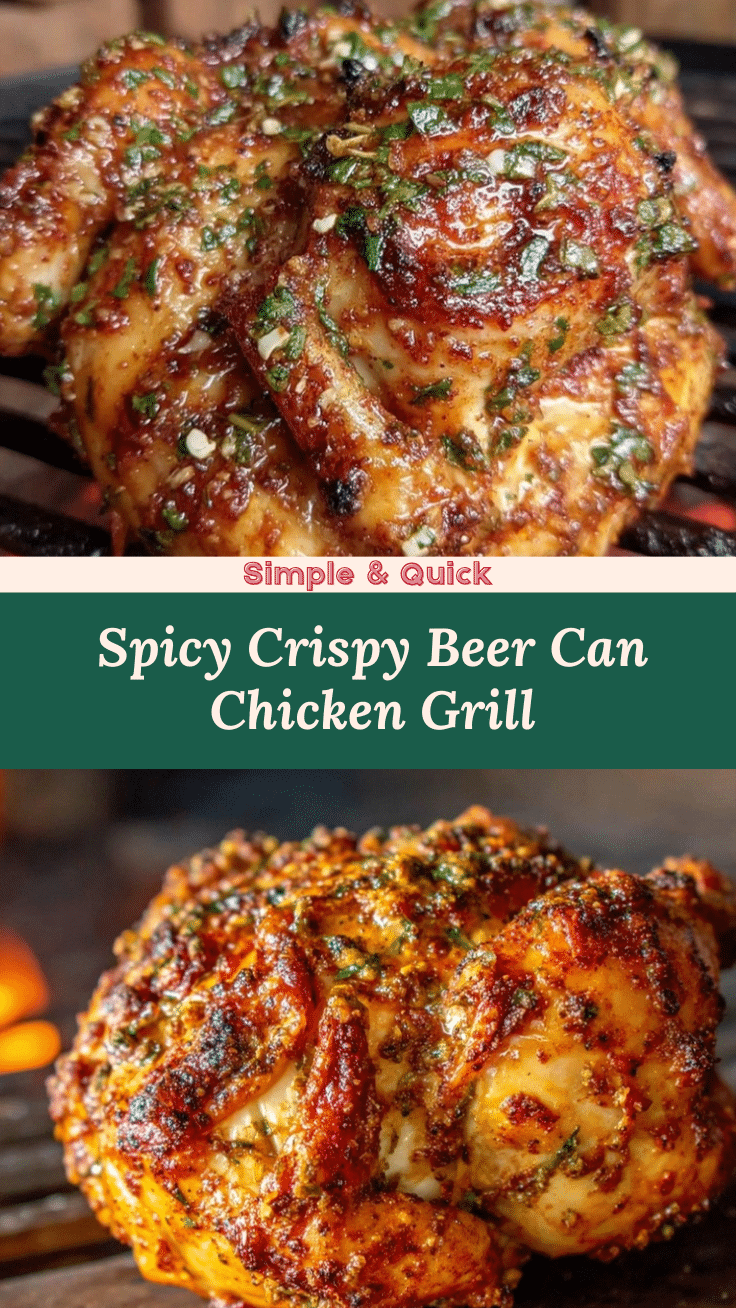 crispy spicy beer can chicken recipe