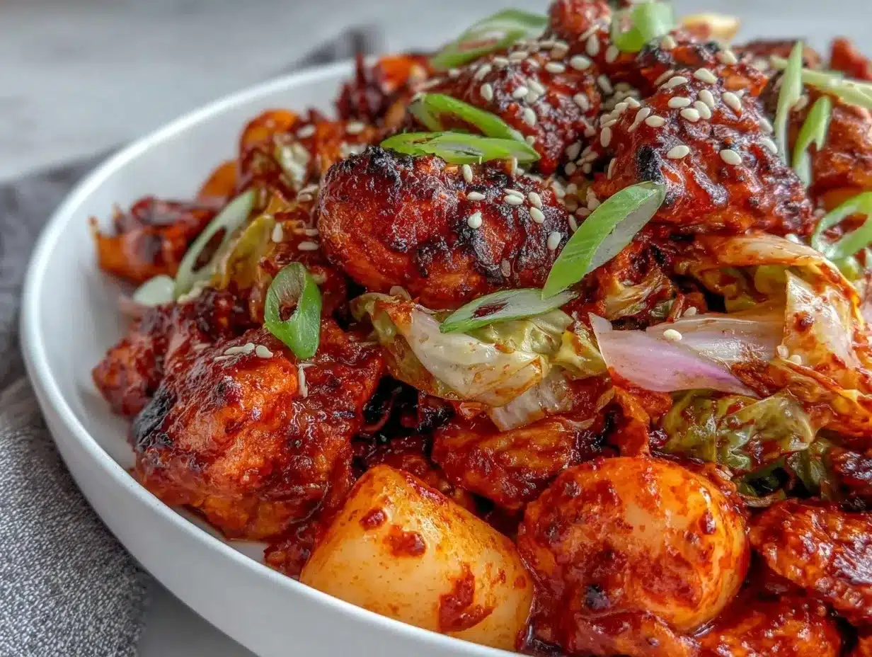 Dakgalbi recipe preparation steps