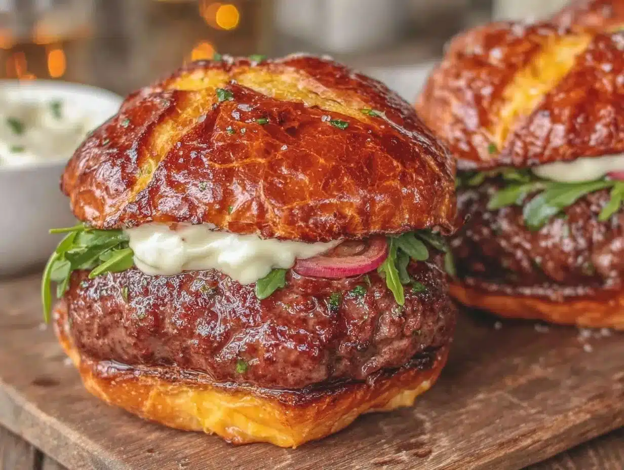 dry aged beef burger preparation steps