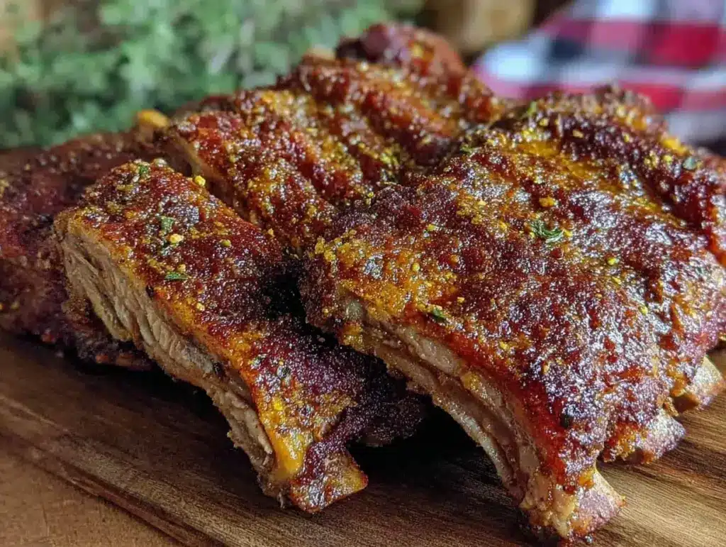 dry rub st louis style spareribs - featured image