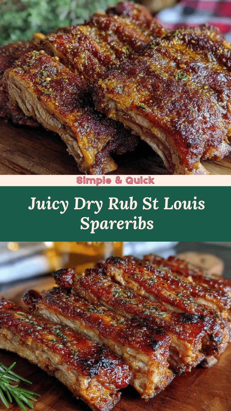 dry rub st louis style spareribs recipe