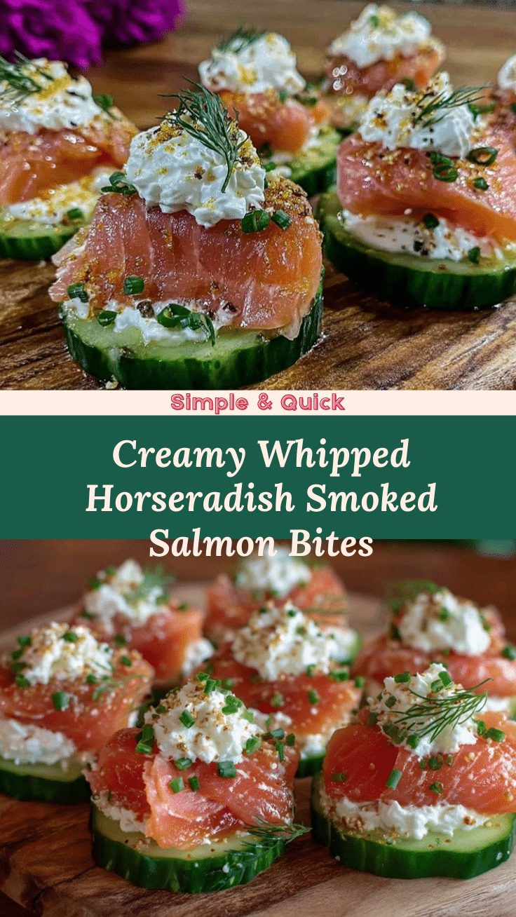 fresh smoked salmon cucumber rounds recipe