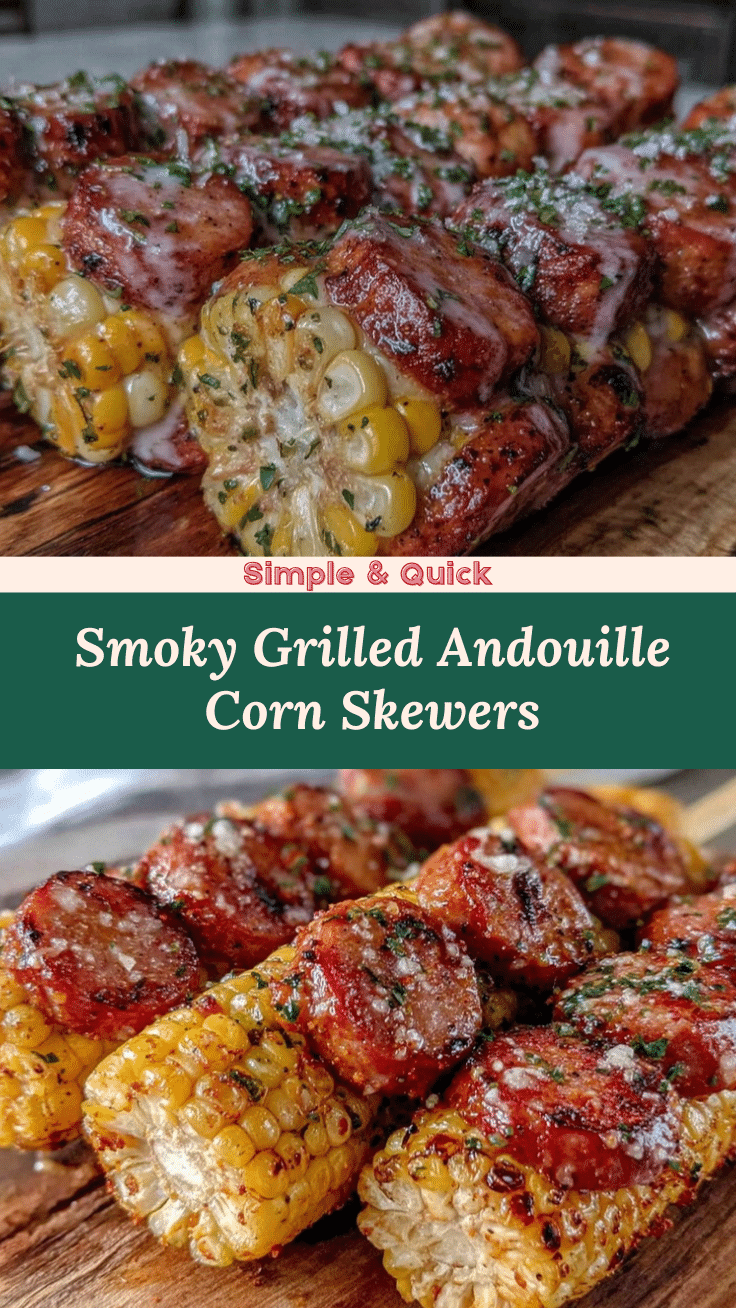 grilled andouille corn skewers recipe