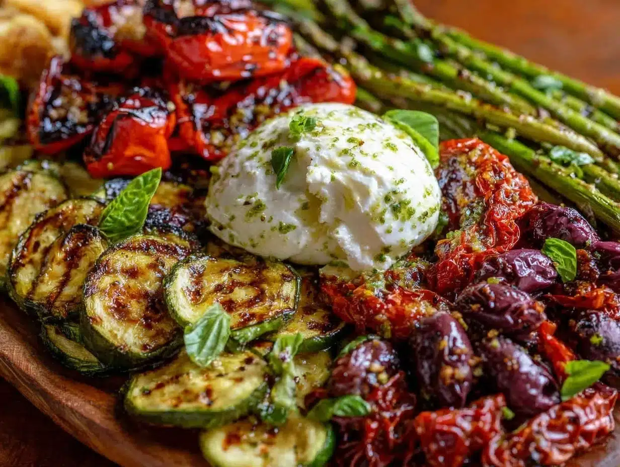 grilled antipasto platter preparation steps