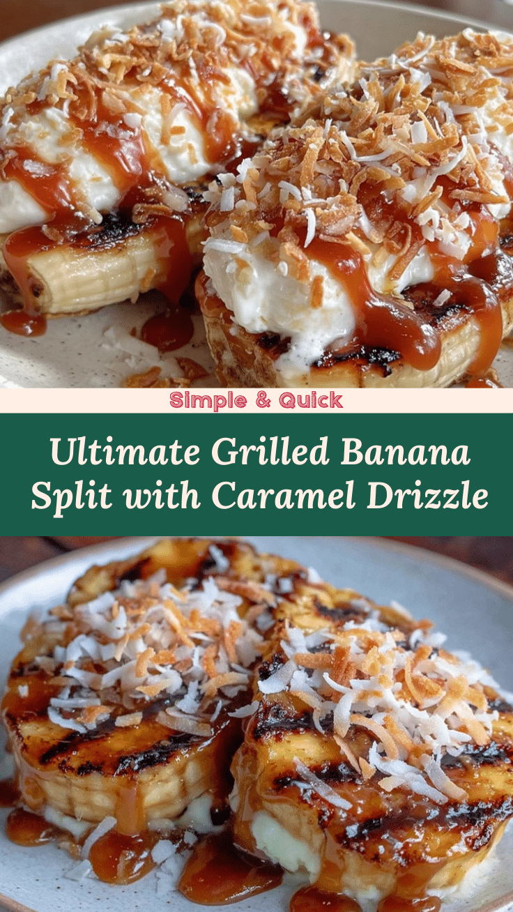 grilled banana split recipe