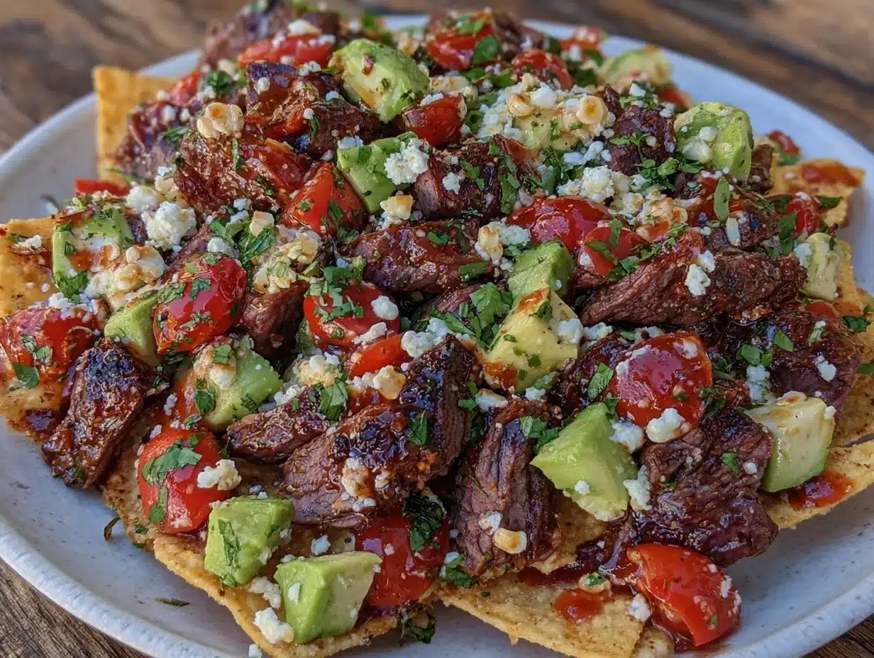 grilled carne asada nachos preparation steps