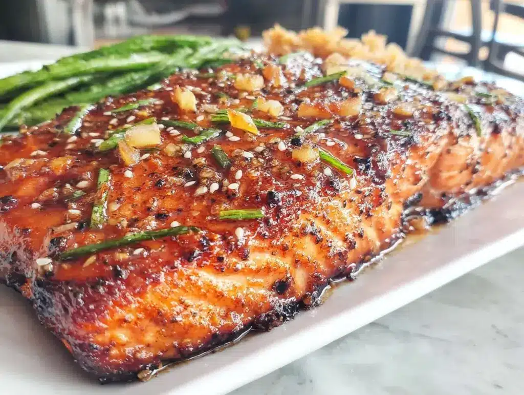 grilled cedar plank salmon - featured image