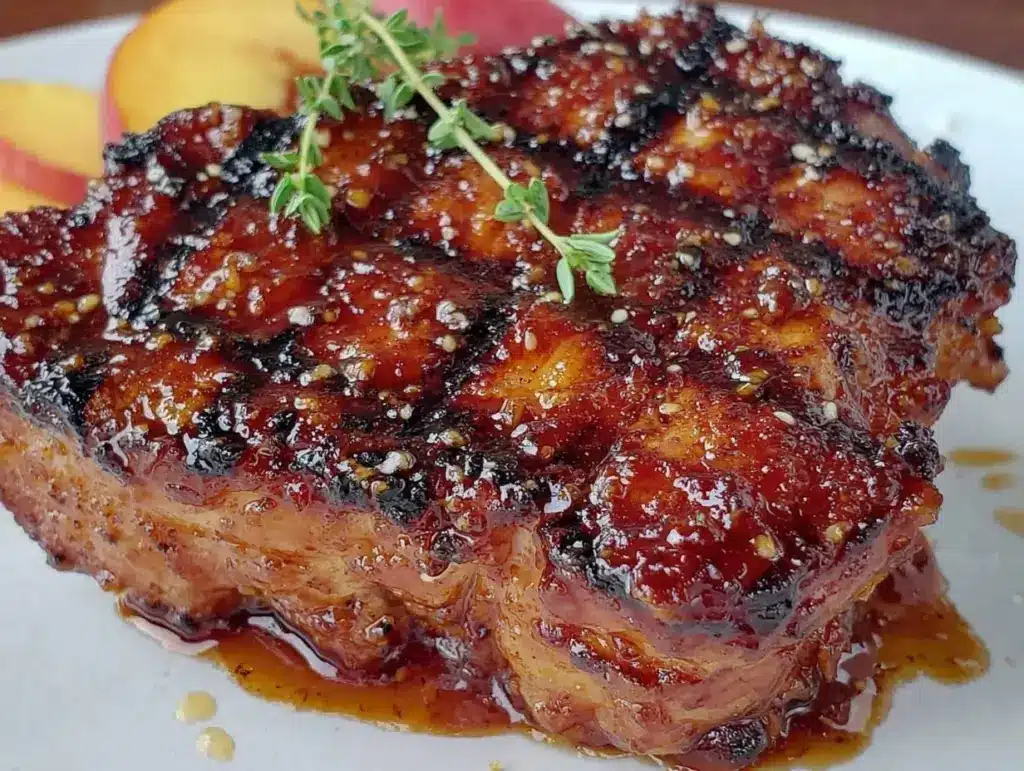 grilled Easter ham steak - featured image