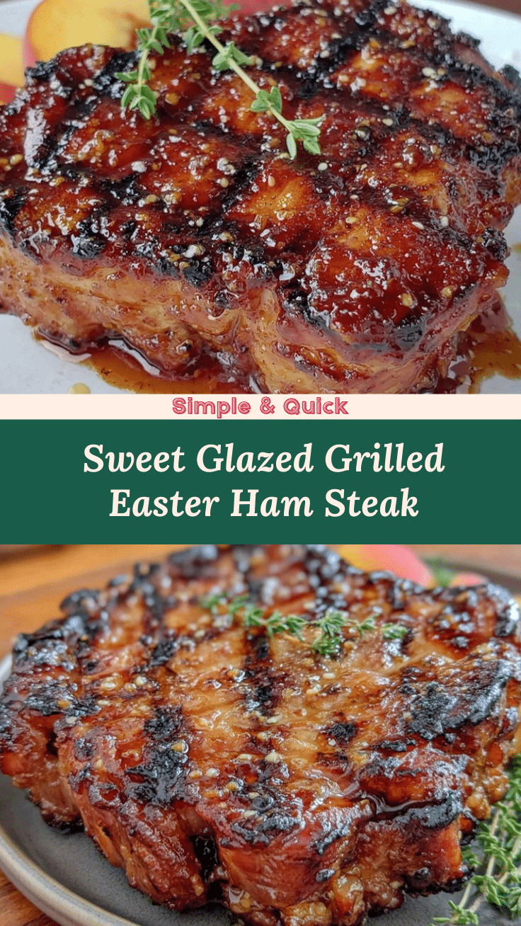 grilled Easter ham steak recipe