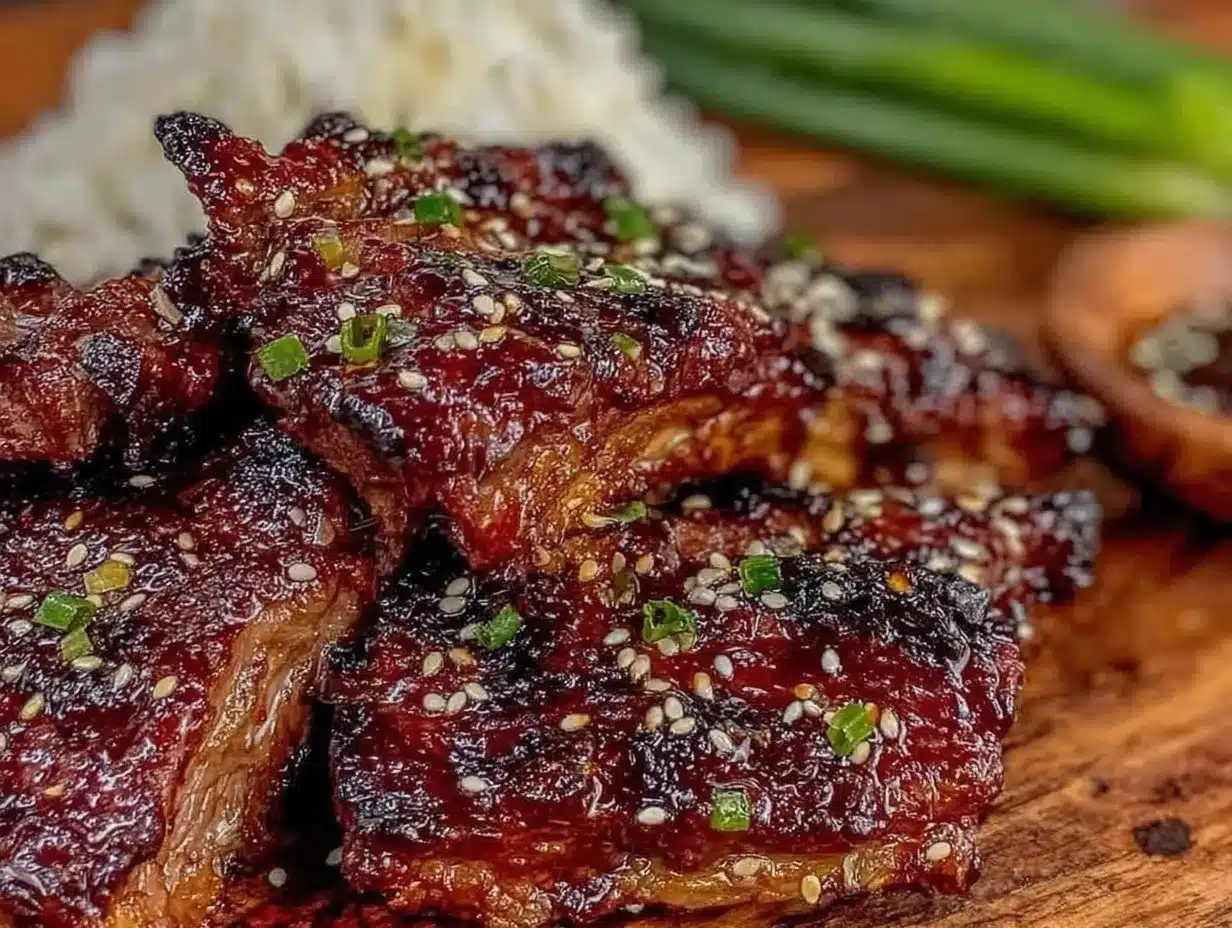 grilled korean galbi short ribs preparation steps
