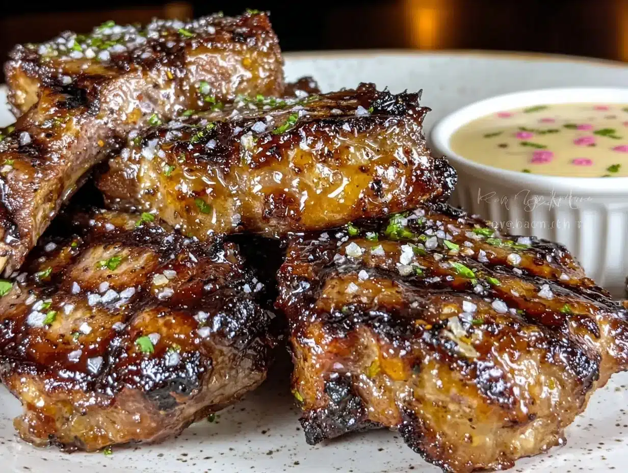 grilled lamb lollipops preparation steps