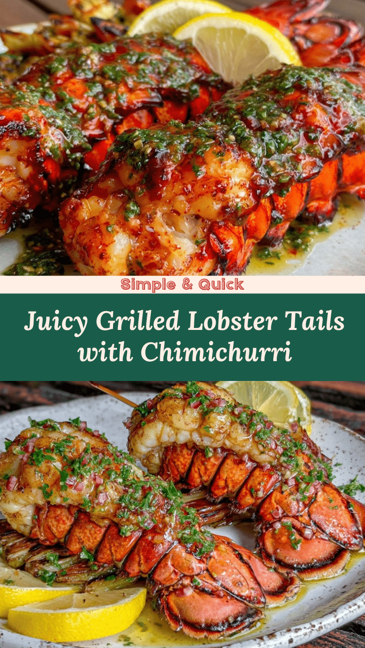 grilled lobster tail skewers recipe