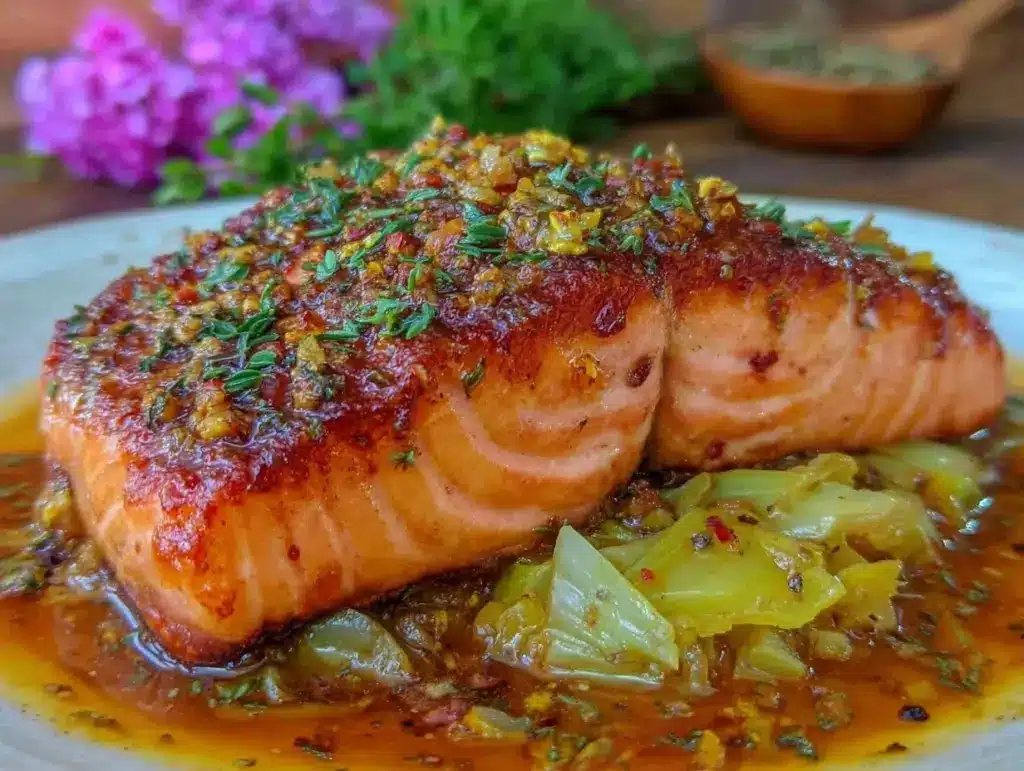 Irish whiskey glazed salmon - featured image