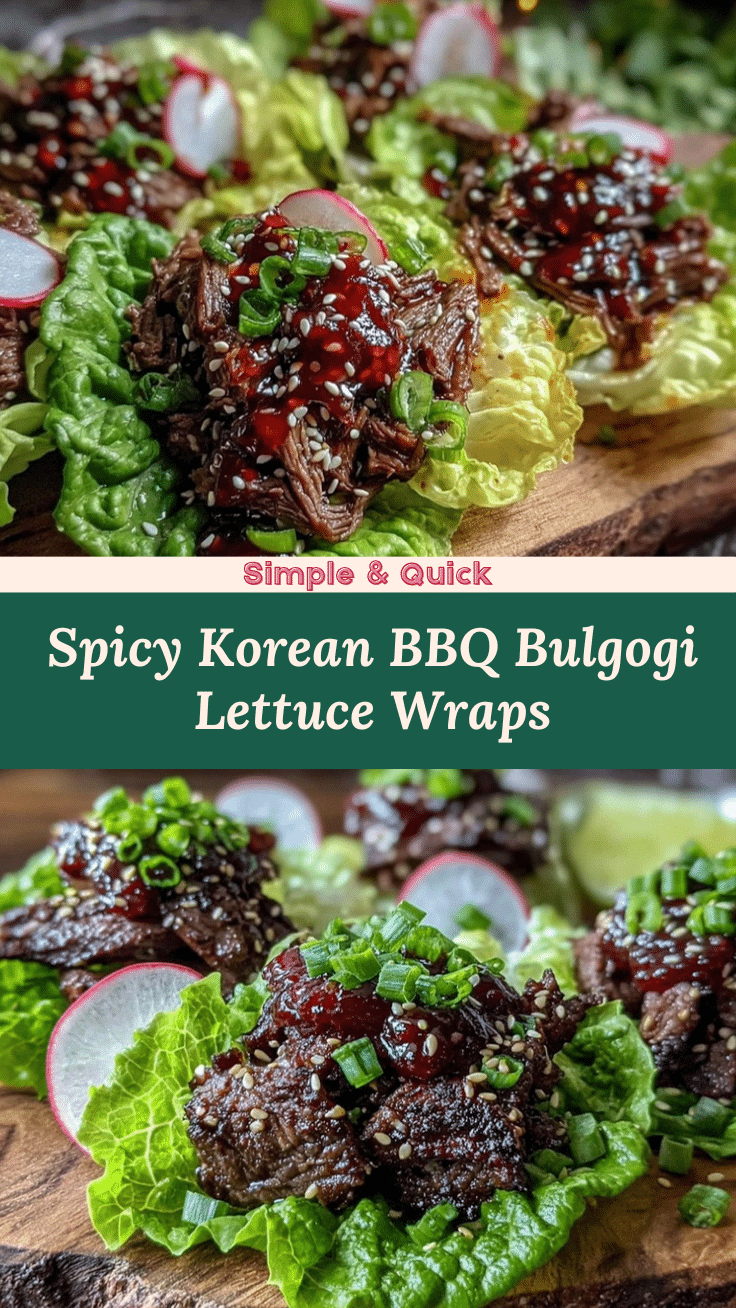 korean bbq bulgogi beef lettuce wraps recipe