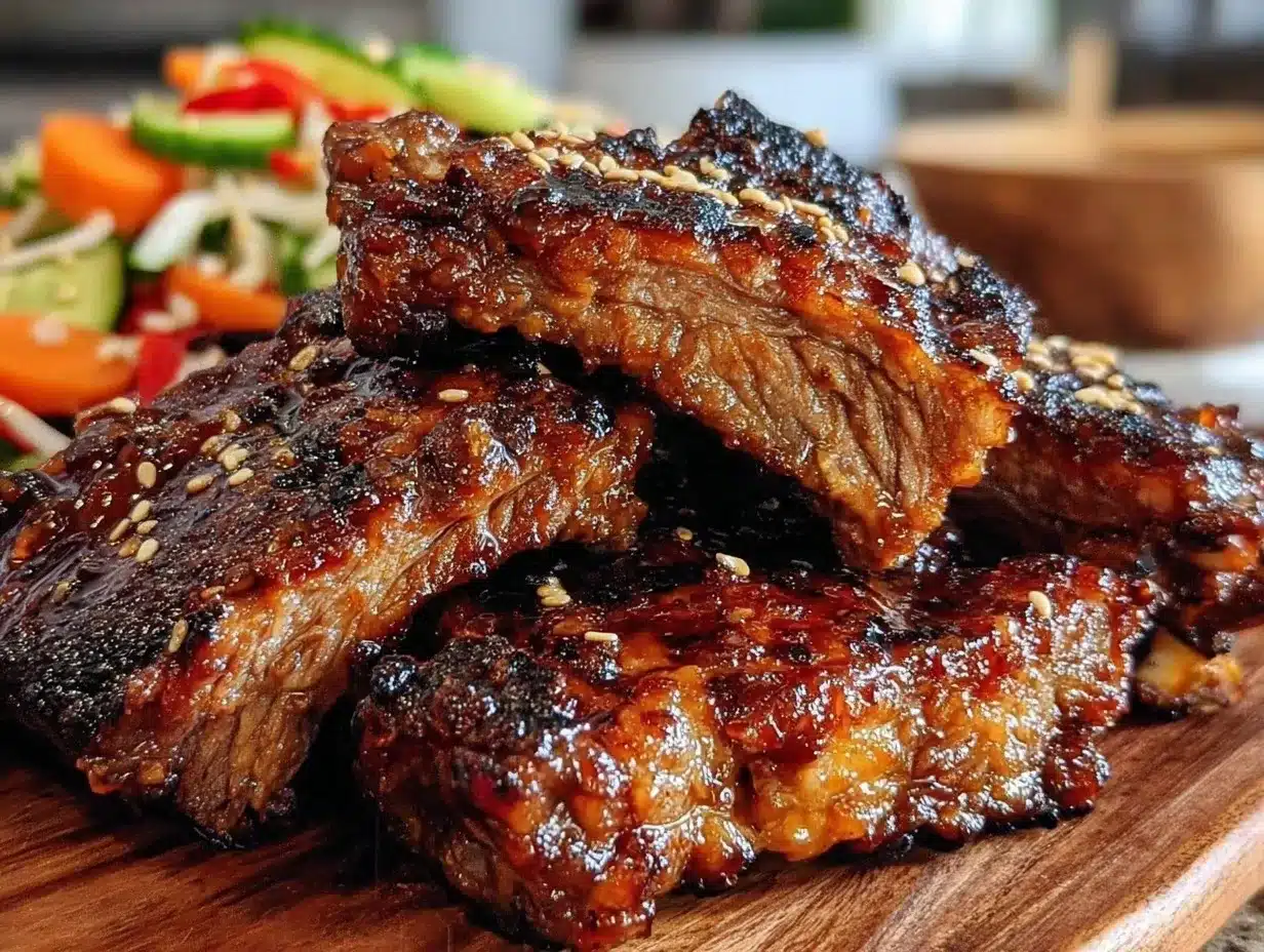 korean bbq short ribs kalbi preparation steps