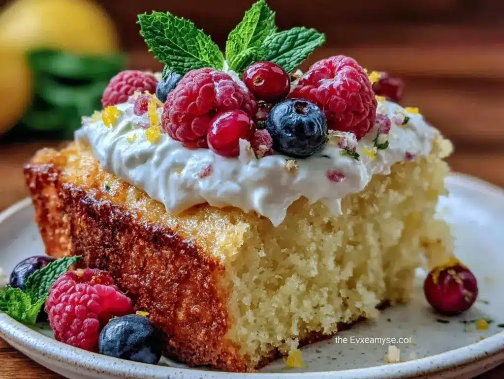 lemon olive oil cake - featured image