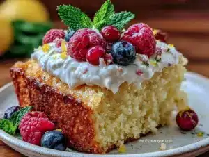 lemon olive oil cake - featured image