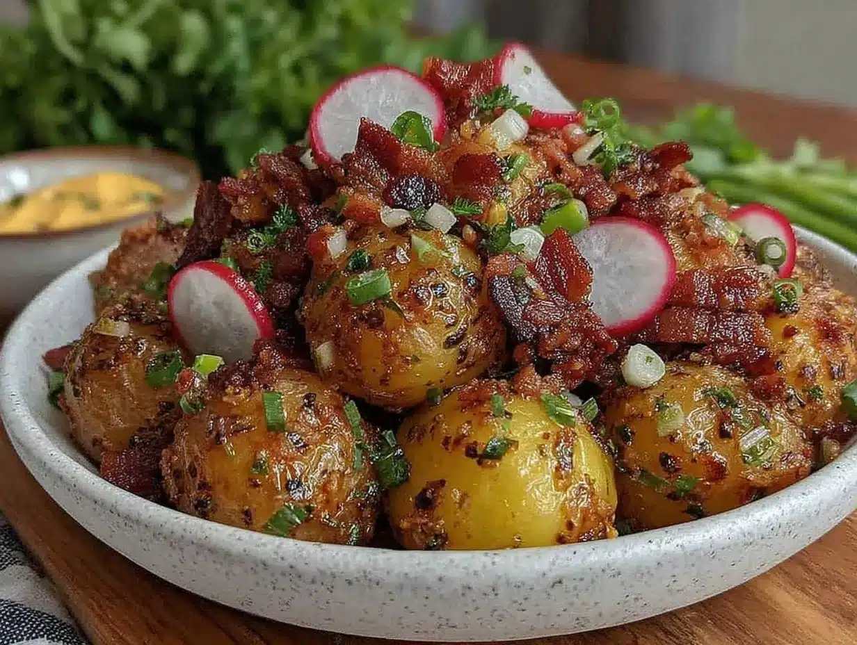 loaded spring potato salad preparation steps