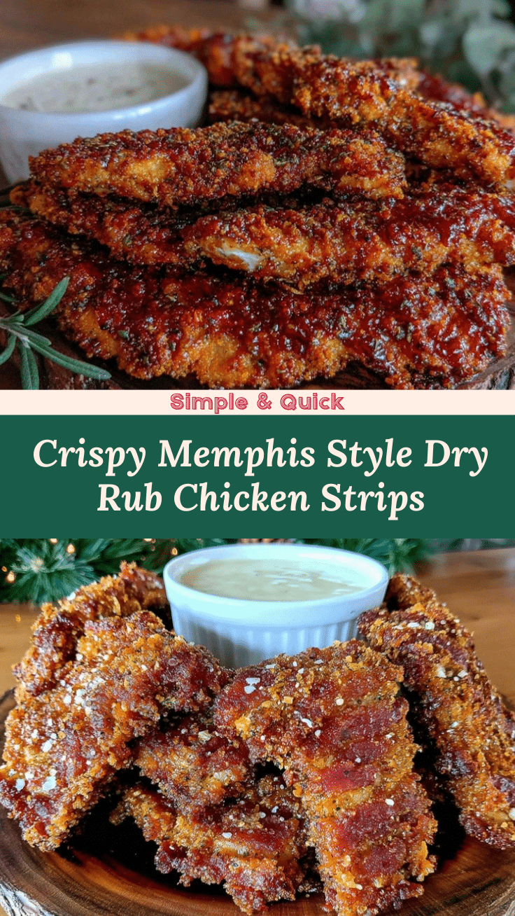 Memphis style dry rub chicken strips recipe