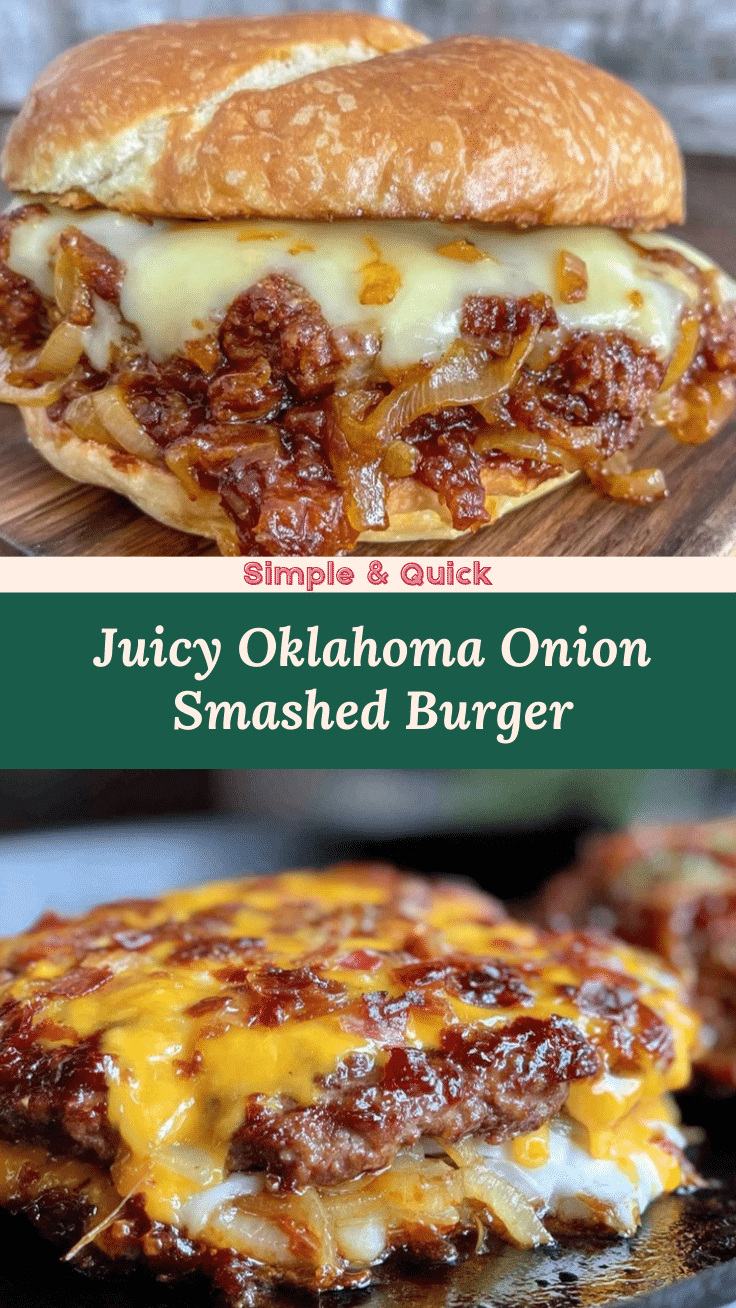 Oklahoma onion smashed burger recipe