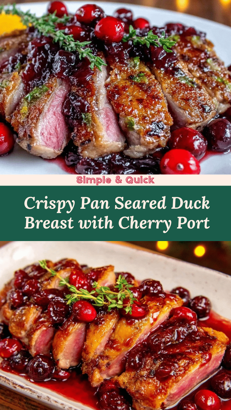 pan seared duck breast recipe