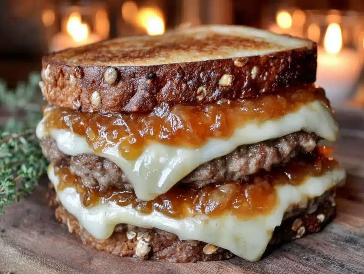 patty melt on rye preparation steps